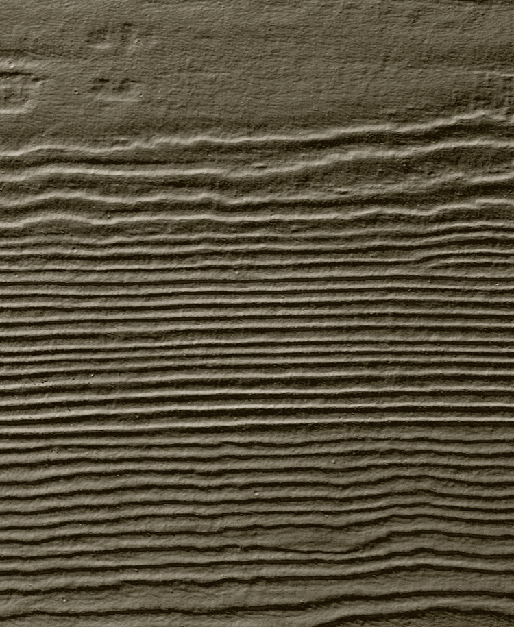 Woodstock Brown Hardie Siding pewter
