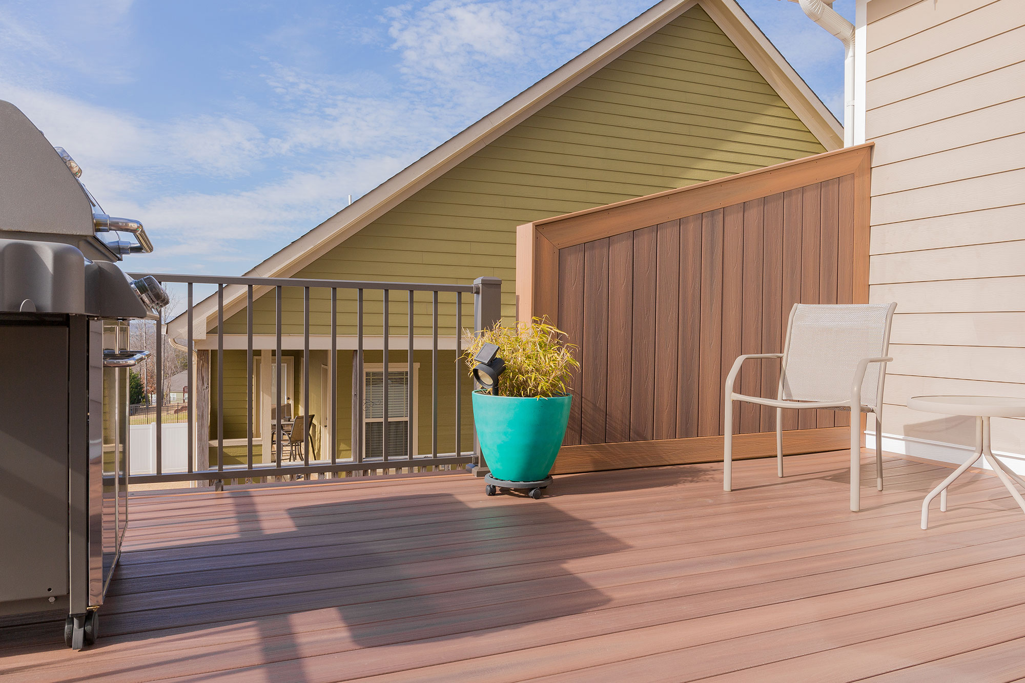 industrial designed deck