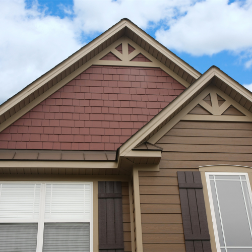Chestnut Brown Siding