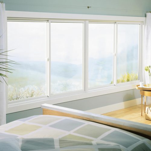 glass sliding window